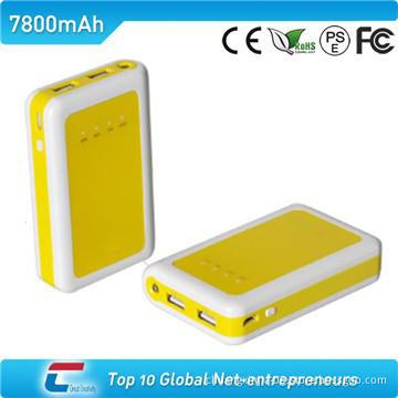 Portable emergency dual USB li ion battery charger with LCD display